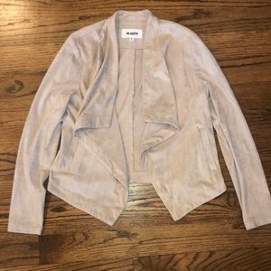 Suede cropped jacket